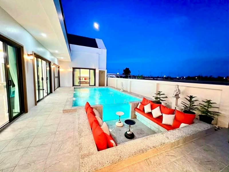 ขาย Pool Villa ชะอำ จ.เพชรบุรี (มีระเบียงดาดฟ้า ชมวิว และ Party) ทำเลส่วนตัว 126 ตร.วา 377 ตร.ม, Phetchaburi, Na Yang, Cha-Am, Phetchaburi, 3 Bedrooms, 377 sqm, Villa For Sale, by TopLands of Thailand, 500330624 - DDproperty.com