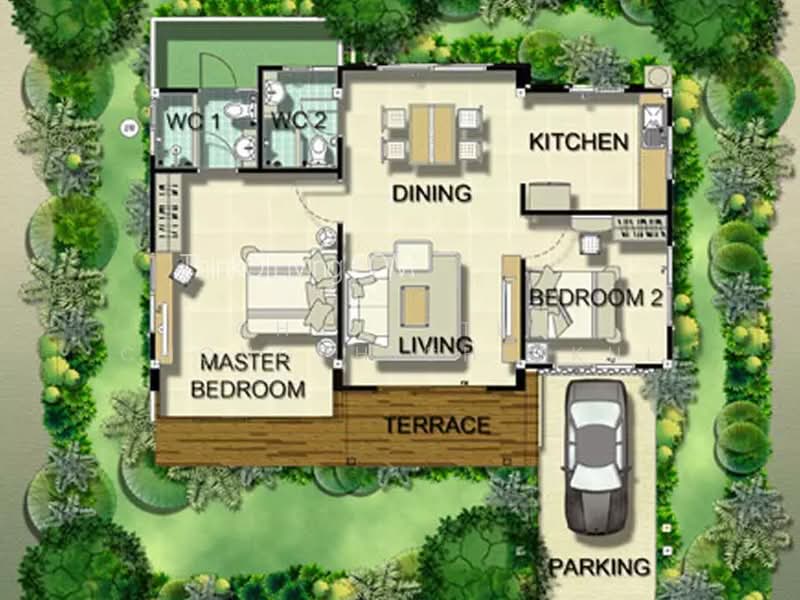 Casa Seaside Cha-Am : คาซ่า ซีไซด์ ชะอำ, เพชรบุรี, 819 ถนน เพชรเกษม (บ่อแขม), ชะอำ, ชะอำ, เพชรบุรี, 102 ตร.ม., บ้านเดี่ยว ให้เช่า, โดย Chanettee Chongphichetkul, 500330998 - DDproperty.com