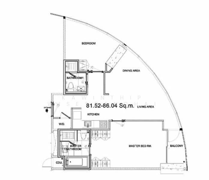 Magnolias Ratchadamri Boulevard, Bangkok, Ratchadamri Road, Lumphini, Pathum Wan, Bangkok, 2 Bedrooms, 89 sqm, Condo For Sale, by Kawinthip Wisesdenchai, 500331021 - DDproperty.com