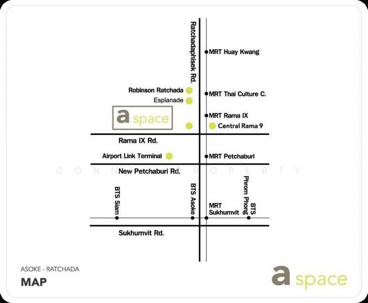 A Space Asoke-Ratchada, Bangkok, 624 Asoke-Dindaeng Road, Din Daeng, Bangkok, 1 Bedroom, 35 sqm, Condo For Rent, by Connex Property, 500331350 - DDproperty.com