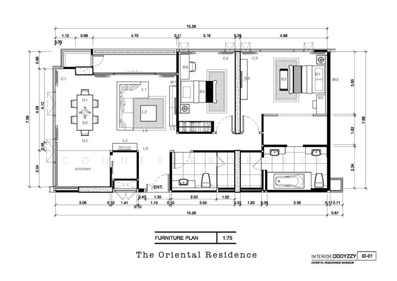 Oriental Residence, Bangkok, 110 Witthayu Road, Lumphini, Pathum Wan, Bangkok, 2 Bedrooms, 114 sqm, Condo For Sale, by Connex Property, 500331706 - DDproperty.com