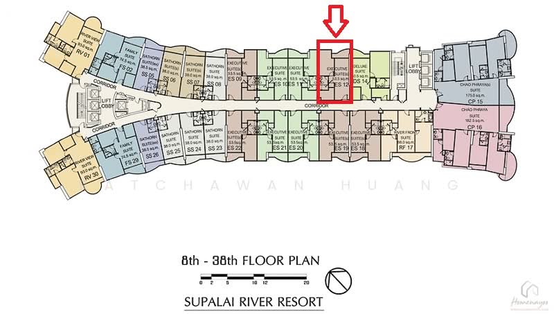 Supalai River Resort, Bangkok, 99 Charoennakhon Road, Samlae, Thon Buri, Bangkok, 1 Bedroom, 53 sqm, Condo For Rent, by Ratchawan Huang, 500331719 - DDproperty.com
