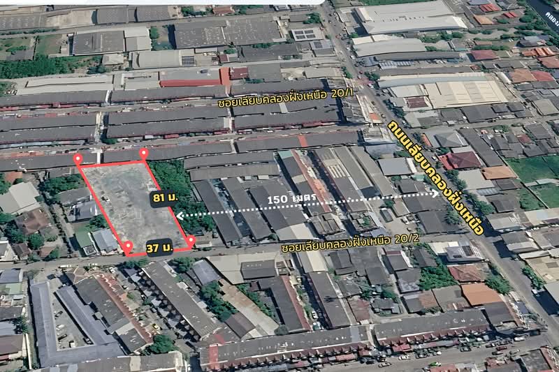 Land for sale in Nong Khaem Bangkok located on Liab Khlong Phasi Charoen North Road Soi 20/2, Bangkok, ถนนเลียบคลองฝั่งเหนือ 20/2, Nong Kham, Nong Khaem, Bangkok, , 3,000 sqm, Warehouse/Factory For Sale, by Poonyawee Puthong, 500331768 - ที่ดิน หนองแขม เพชรเกษม เกือบ2 ไร่ ถูก - DDproperty.com