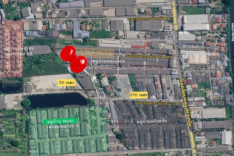 Land for Sale on Liab Khlong Phasi Charoen North Road 100 Square wa, Bangkok, เลียบคลองฝั่งเหนือ ซ.20/2, Nong Kham, Nong Khaem, Bangkok, , 400 sqm, Land For Sale, by Poonyawee Puthong, 500331811 - ที่ดิน เพชรเกษม หนองแขม สร้างบ้าน 100 วา - DDproperty.com