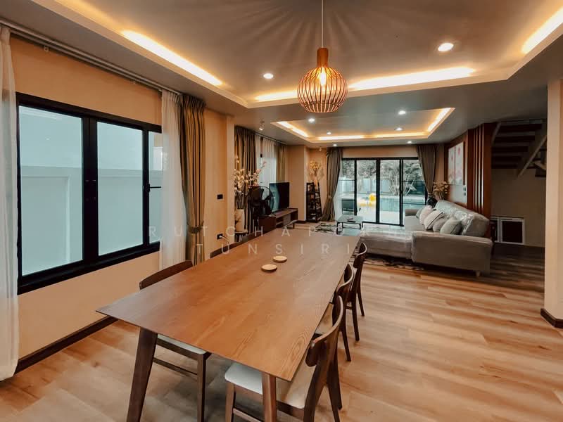 Pool Villa ให้เช่า – ใกล้มีโชคพลาซ่า เพียง 5 นาที ค่าเช่า 55,000 บาท / เดือน รหัสทรัพย์ : No.5P007, เชียงใหม่, หนองจ๊อม, สันทราย, เชียงใหม่, 370 ตร.ม., บ้านเดี่ยว ให้เช่า, โดย Rutchaporn Tunsiri, 500332007 - DDproperty.com