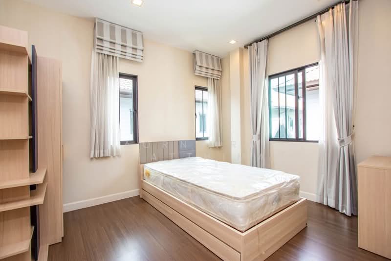 S2755 | Single House in Sansai, 74 sq.wah, Modern Lanna Style | Only 4 minutes to Tonkla School, Chiang Mai, Nong Chom, San Sai, Chiang Mai, 3 Bedrooms, 160 sqm, Single Detached House For Sale, by Aornjira Khatthima, 500332766 - DDproperty.com