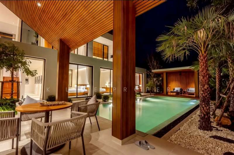 2R1106 Pool villa for rent 4 bedroom 5 bathroom 220,000/month at cherngtalay have fully furnished, ภูเก็ต, เชิงทะเล, ถลาง, ภูเก็ต, 500 ตร.ม., วิลล่า ให้เช่า, โดย PK LIFE Property, 500333511 - DDproperty.com