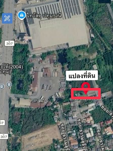 ที่ดินเปล่า 1 ไร่ 8 ตร.ว. ที่ดิน หมู่บ้านธรรมสุธีร์ ซอยธรรมสุธีร์13 ถนนปทุมธานี-บางบัวทอง(ทล.307), Pathum Thani, ถนนปทุมธานี-บางบัวทอง(ทล.307), Bang Dua, Muang Pathum Thani, Pathum Thani, , 1,632 sqm, Land For Sale, by คุณ ภรนันท์ปภัษฬ์ สวัสดิยกุล (ปู), 500333539 - DDproperty.com