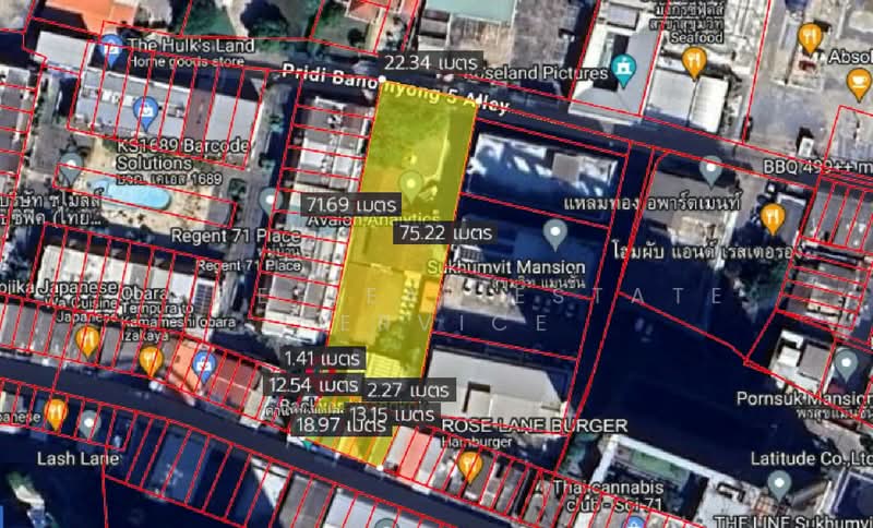 Land plot of 443 square wah, Soi Pridi Phanomyong 3, Bangkok, Phra Kanong Nua, Watthana, Bangkok, , 1,772 sqm, Land For Sale, by HOME Real Estate Service, 500333745 - DDproperty.com