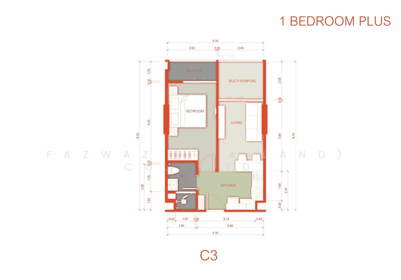 Arise Vibe, Phuket, Sri Sunthon, Thalang, Phuket, 1 Bedroom, 39 sqm, Condo For Sale, by Fazwaz (Thailand) Co., Ltd., 500334355 - DDproperty.com