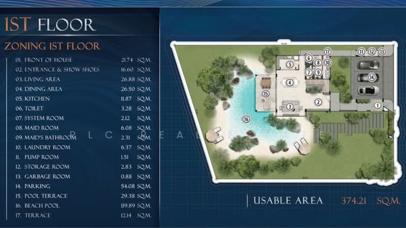 Luxury Lakeview Pool Villa for Sale Chak Nok East Pattaya, Chon Buri (Pattaya), Bang Lamung, Bang Lamung (Pattaya), Chon Buri (Pattaya), 4 Bedrooms, 528 sqm, Villa For Sale, by PLC real estate, 500334747 - DDproperty.com