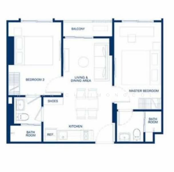 The Base Bukit Phuket, Phuket, 12 Vichitsongkram Rd, Wichit, Muang Phuket, Phuket, 2 Bedrooms, 50 sqm, Condo For Sale, by Wasan Chaimongcol, 500334820 - DDproperty.com