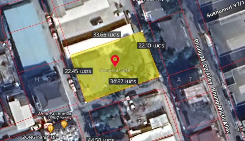 ที่ดินและสิ่งปลูกสร้าง สุขุมวิท 97/1, Bangkok, Bang Chak, Phra Khanong, Bangkok, , 732 sqm, Land For Sale, by HOME Real Estate Service, 500335296 - DDproperty.com