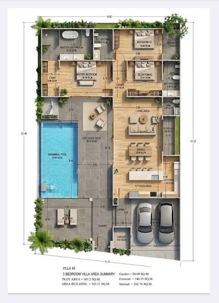 Modern 3BR Smart Villa in Cherng Talay Near Bang Tao Investment Gem, Phuket, Thep Krasattri, Thalang, Phuket, 3 Bedrooms, 203 sqm, Villa For Sale, by Fazwaz (Thailand) Co., Ltd., 500335591 - DDproperty.com
