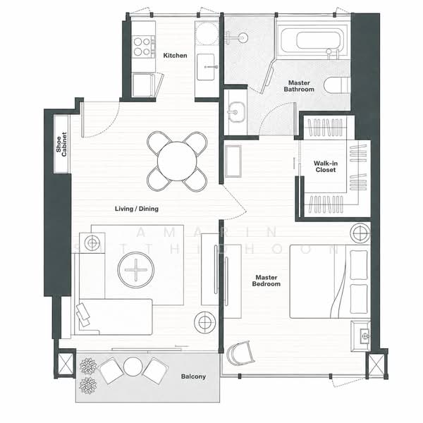 Dusit Central Park (Residences), Bangkok, 946 Rama 4 Road, Silom, Bang Rak, Bangkok, 1 Bedroom, 66 sqm, Condo For Sale, by Amarin Sitthidhoon, 500335734 - DDproperty.com