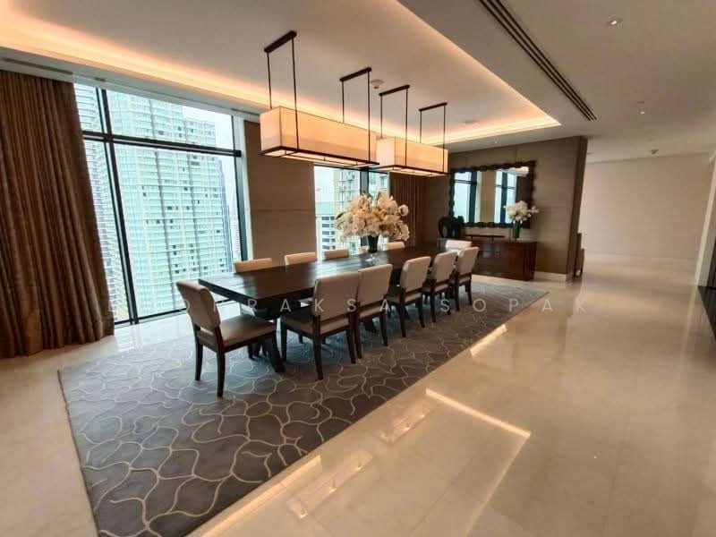 The St. Regis Bangkok (Residences), Bangkok, Rajdamri, Lumphini, Pathum Wan, Bangkok, 4 Bedrooms, 436 sqm, Condo For Rent, by Boonraksa Sopak, 500336731 - DDproperty.com