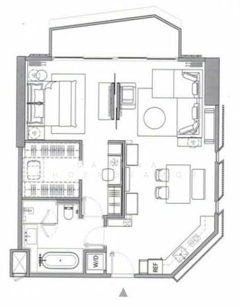 Magnolias Waterfront Residences, Bangkok, 259 Charoen Nakhon Road, Khlong Ton Sai, Khlong San, Bangkok, 1 Bedroom, 83 sqm, Condo For Rent, by Sarena Choengsamor, 500337039 - DDproperty.com