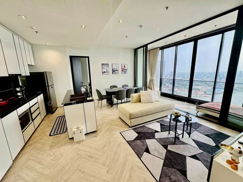 Chapter Charoennakhon–Riverside, Bangkok, Charoennakorn Road, Bang Lam Phu Lang, Khlong San, Bangkok, 2 Bedrooms, 79 sqm, Condo For Rent, by Boonraksa Sopak, 500337530 - DDproperty.com