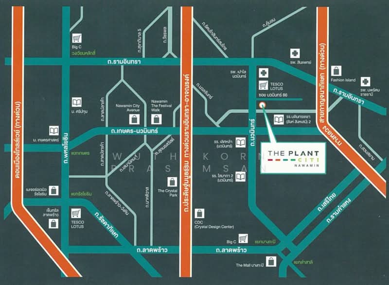 The Plant Citi Nawamin, Bangkok, Nawamin Road, Khlong Kum, Bueng Kum, Bangkok, 3 Bedrooms, 157 sqm, Townhouse For Sale, by Wuthikorn Prasomsan, 500338069 - DDproperty.com