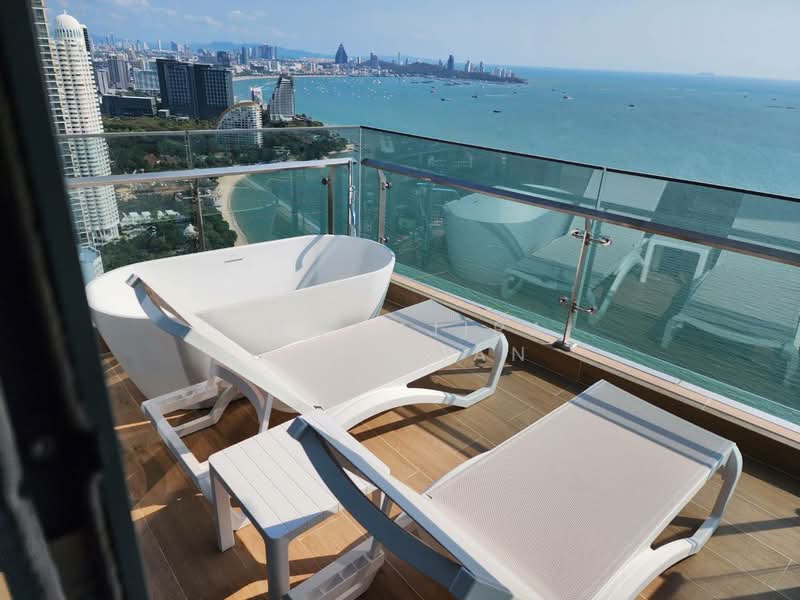 Arom Wongamat, Chon Buri (Pattaya), Na Kluea 16 Alley, Na Kloe, Bang Lamung (Pattaya), Chon Buri (Pattaya), 3 Bedrooms, 156 sqm, Condo For Rent, by Khwanjira Callahan, 500338636 - DDproperty.com
