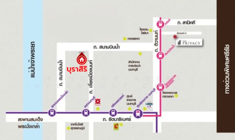 Burasiri Sanambinnam, Nonthaburi, Sanambinnam Road, Tha-Sai, Muang Nonthaburi, Nonthaburi, 3 Bedrooms, 199 sqm, Single Detached House For Sale, by Bangkok Asset Intergroup Co.,Ltd. Ltd., 500339091 - DDproperty.com