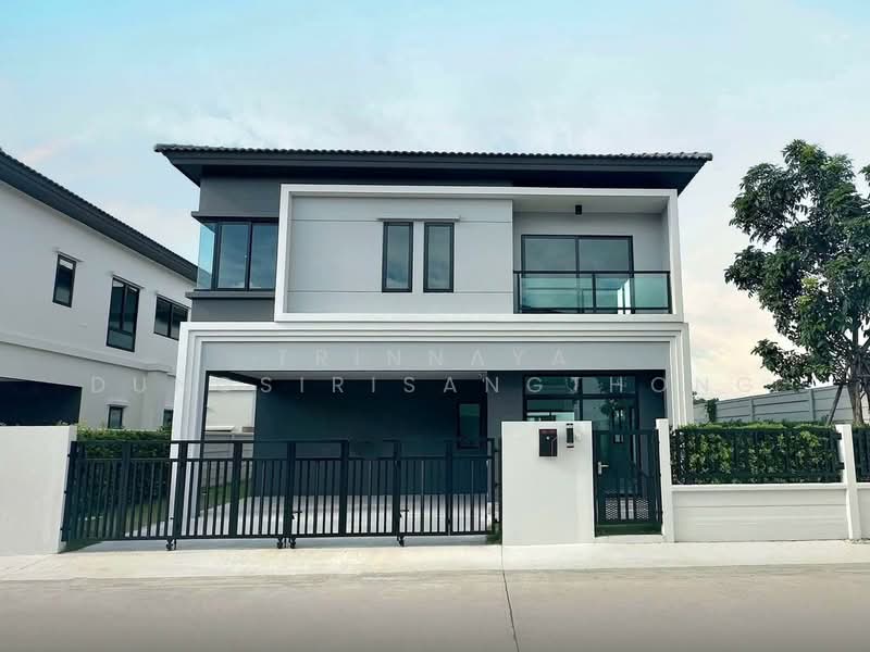 Grand Britania Wongwaen-Ramintra, Bangkok, Kanchanaphisek Ring Road, Sam Wa Tawan Tok, Khlong Sam Wa, Bangkok, 4 Bedrooms, 185 sqm, Semi-Detached House (Twin House) For Sale, by Trinnaya Dungsirisangthong, 500339184 - DDproperty.com