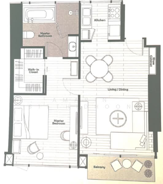 Dusit Central Park (Residences), Bangkok, 946 Rama 4 Road, Silom, Bang Rak, Bangkok, 1 Bedroom, 66 sqm, Condo For Sale, by Amarin Sitthidhoon, 500340434 - DDproperty.com