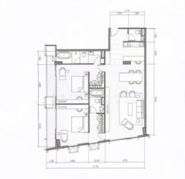 Promphan 53, Bangkok, 17 Soi Sukhumvit 53, Khlong Tan Nua, Watthana, Bangkok, 2 Bedrooms, 141 sqm, Apartment For Rent, by Ratchanon Songthammakul, 500340545 - DDproperty.com
