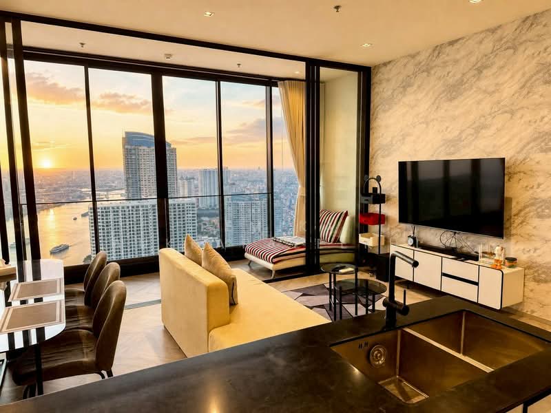 Chapter Charoennakhon–Riverside, Bangkok, Charoennakorn Road, Bang Lam Phu Lang, Khlong San, Bangkok, 2 Bedrooms, 79 sqm, Condo For Sale, by Pemika Aukkaraleekul, 500340714 - DDproperty.com