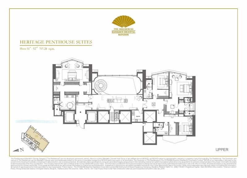 The Residences At Mandarin Oriental : เดอะ เรสซิเดนซ์ แอท แมนดาริน โอเรียนเต็ล, กรุงเทพ, 117 ถนนเจริญนคร, คลองต้นไทร, คลองสาน, กรุงเทพ, 709 ตร.ม., คอนโด ขาย, โดย Pemika Aukkaraleekul, 500340783 - DDproperty.com