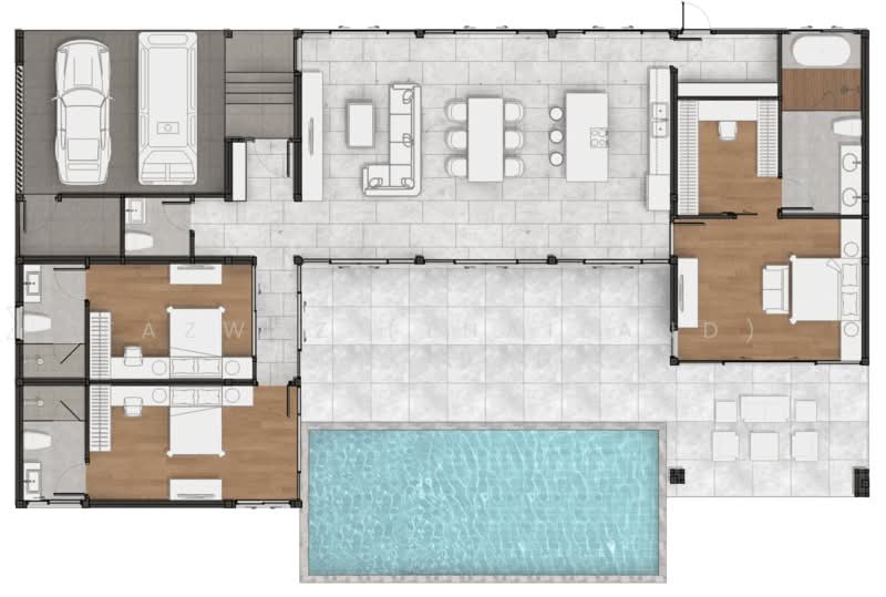 Luxury 3BR Villa in Hua Hin City, 370 SqM Built to Order, Prachuap Khiri Khan, Hua Hin, Prachuap Khiri Khan, 3 Bedrooms, 370 sqm, Villa For Sale, by Fazwaz (Thailand) Co., Ltd., 500340854 - DDproperty.com