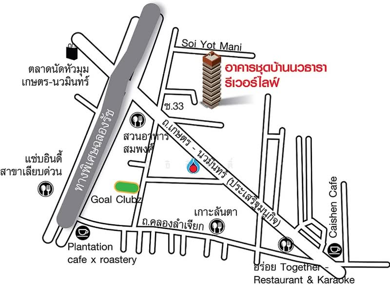 Baan Navatara Condominium, Bangkok, 900 Soi Prasert Manutak 33, Kaset - Nawamin Road, Nuan Chan, Bueng Kum, Bangkok, 1 Bedroom, 33 sqm, Condo For Sale, by นิธิกิตติ์, 500341453 - DDproperty.com