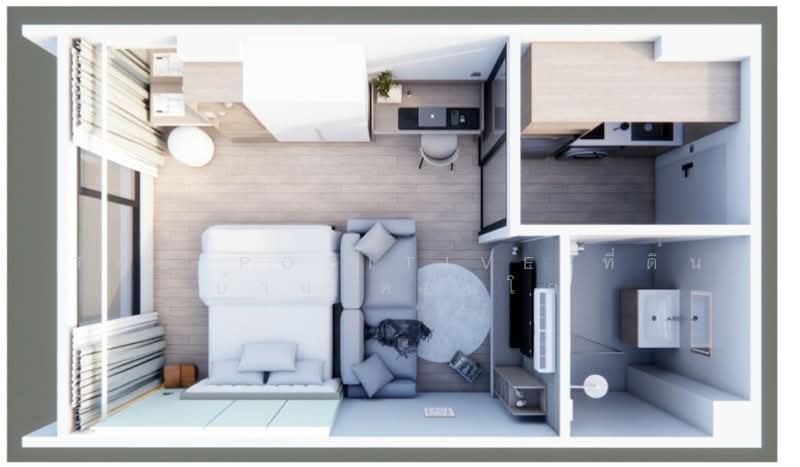 Rimnum mansion, Chiang Mai, 40 Chonpratan, Su Thep, Muang Chiang Mai, Chiang Mai, 1 Bedroom, 28 sqm, Condo For Sale, by The Positive ที่ดิน บ้าน คอนโด, 500342410 - DDproperty.com