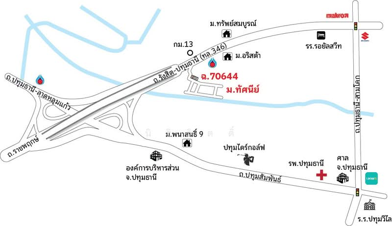 บ้านทัศนีย์, ปทุมธานี, บ้านฉาง, เมืองปทุมธานี, ปทุมธานี, 114 ตร.ม., ทาวน์เฮ้าส์ ขาย, โดย นิธิกิตติ์, 500342510 - DDproperty.com