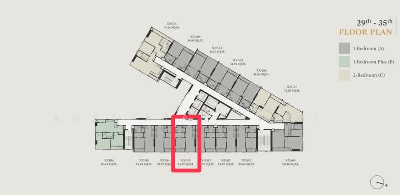 The Crest Park Residences, Bangkok, 1198 Phahonyothin Road, Jom Phon, Chatuchak, Bangkok, 1 Bedroom, 35 sqm, Condo For Sale, by Anya Atarchanai, 500342944 - DDproperty.com