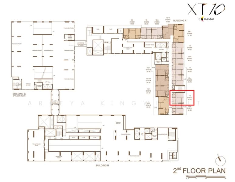 XT 10 Ekkamai, Bangkok, 106 Sukhumvit Soi 63, Khlong Tan Nua, Watthana, Bangkok, 1 Bedroom, 30 sqm, Condo Option To Buy, by Areeya Kingwichit, 500343045 - DDproperty.com