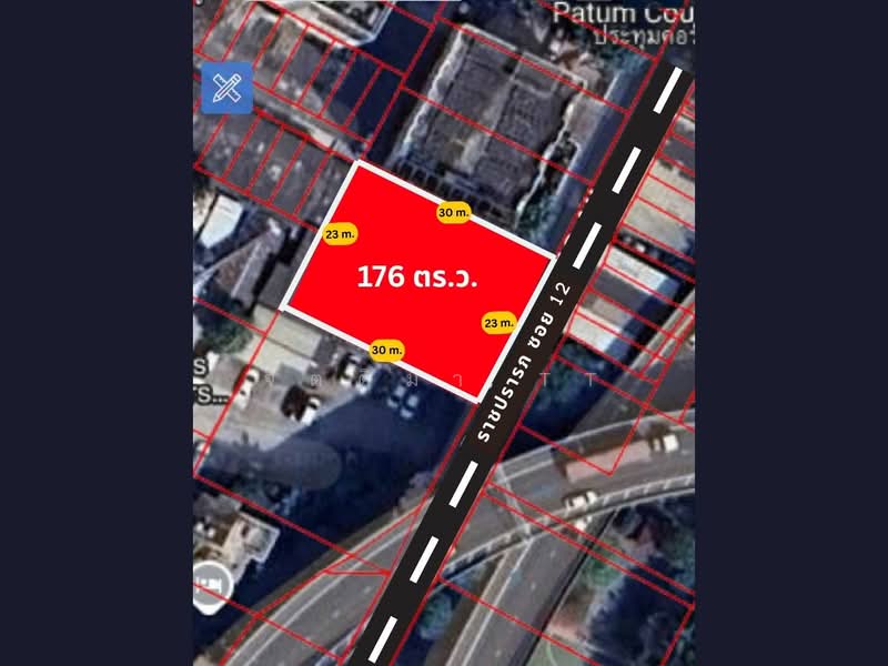 Land for sale in Phaya Thai, Ratchathewi, Ratchaprarop 12 - prime location, only 2 km from CentralWo, Bangkok, ราชปรารภ, Makkasan, Ratchathewi, Bangkok, , 704 sqm, Land For Sale, by จิตติมา TT, 500344498 - DDproperty.com
