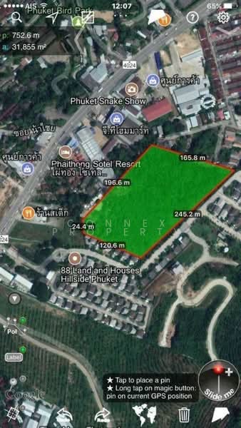 land 20-1-0 rai Chalong Phuket, Phuket, เจ้าฟ้าตะวันตก, Chalong, Muang Phuket, Phuket, , 32,400 sqm, Land For Sale, by Connex Property, 500344519 - DDproperty.com