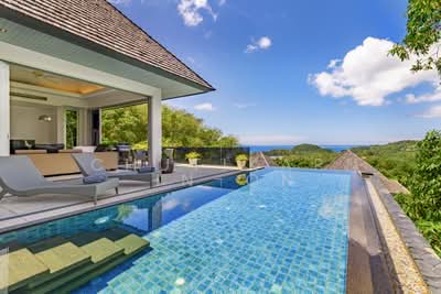 ขาย - Luxury Panoramic Sea View Pool Villa for Sale in Layan Phuket, ภูเก็ต