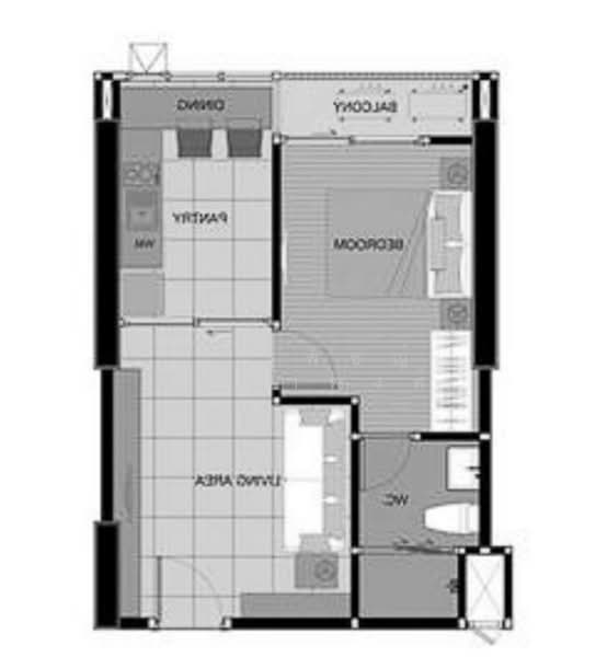 Aspire Sukhumvit 48, Bangkok, Sukhumvit Road, Phra Kanong, Khlong Toei, Bangkok, 1 Bedroom, 38 sqm, Condo For Sale, by Nattapich Chisayapong, 500345443 - DDproperty.com