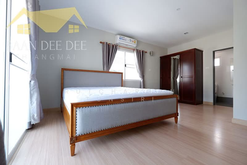 บ้านให้เช่า – ใกล้โรงเรียนนานาชาติยูนิตี้คอนคอร์ด เพียง 5 นาที ค่าเช่า 25,000 บาท / เดือน No.15H142, Chiang Mai, Chai Sa Than, Saraphi, Chiang Mai, 3 Bedrooms, 150 sqm, Single Detached House For Rent, by Rutchaporn Tunsiri, 500345790 - DDproperty.com