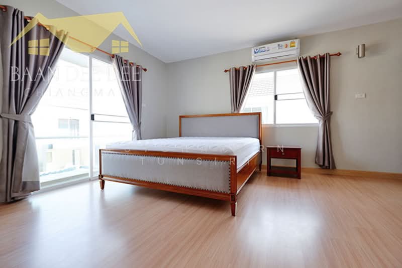 บ้านให้เช่า – ใกล้โรงเรียนนานาชาติยูนิตี้คอนคอร์ด เพียง 5 นาที ค่าเช่า 25,000 บาท / เดือน No.15H142, Chiang Mai, Chai Sa Than, Saraphi, Chiang Mai, 3 Bedrooms, 150 sqm, Single Detached House For Rent, by Rutchaporn Tunsiri, 500345790 - DDproperty.com