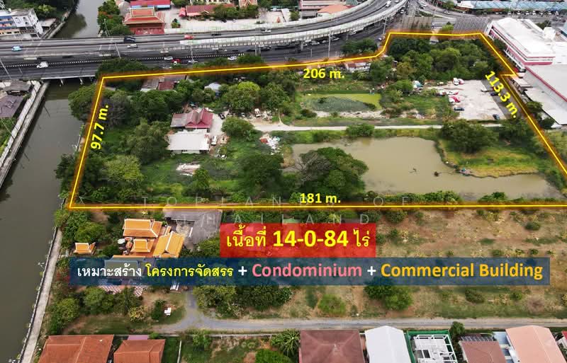 ขาย ที่ดิน มีนบุรี ผังสีส้ม ทำได้ทั้งที่อยู่อาศัย และทำเลค้าขาย เนื้อที่ 14-0-84 ไร่ ถนนกว้าง 35 m., กรุงเทพ, มีนบุรี, กรุงเทพ, 22,736 ตร.ม., ที่ดิน ขาย, โดย TopLands of Thailand, 500345795 - DDproperty.com