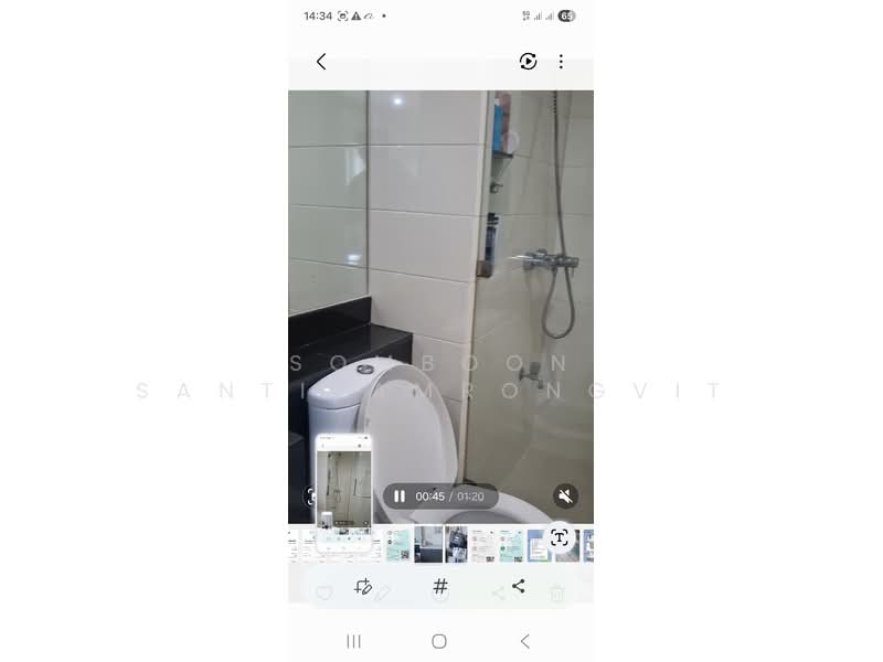 The Parkland Grand Asoke-Phetchaburi, Bangkok, 1811 Phetchaburi Rd, Bang Kapi, Huai Khwang, Bangkok, 1 Bedroom, 35 sqm, Condo For Rent, by Somboon Santitamrongvit, 500346809 - DDproperty.com