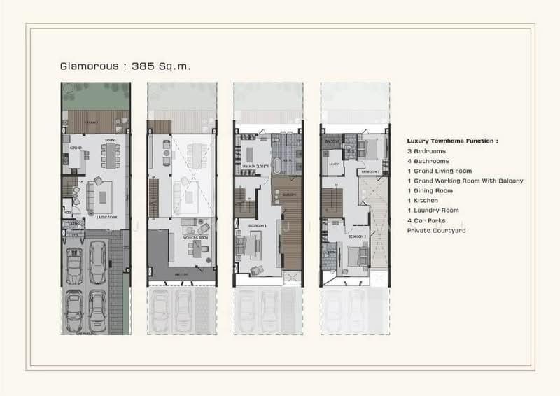 Glam, Bangkok, 161 Soi Satriwitthaya 2 Junction 23, Lat Phrao, Bangkok, 3 Bedrooms, 385 sqm, Townhouse For Sale, by Rojjana Jindasri, 500346980 - DDproperty.com