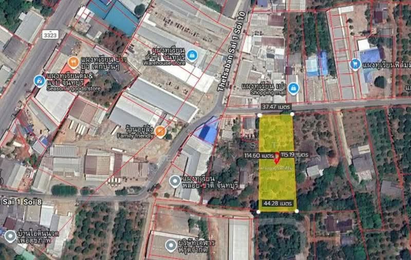 ที่ดินท่าใหม่ จันทบุรี, จันทบุรี, เขาวัว, ท่าใหม่, จันทบุรี, 4,560 ตร.ม., ที่ดิน ขาย, โดย The Best Property หนึ่ง, 500347379 - DDproperty.com