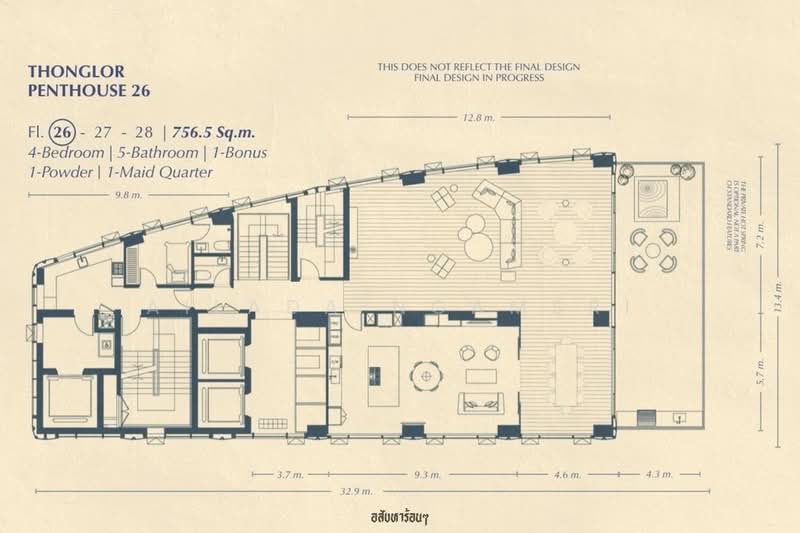 SCOPE Thonglor, Bangkok, SUKHUMVIT ROAD, Phra Kanong, Khlong Toei, Bangkok, 4 Bedrooms, 765 sqm, Condo For Sale, by Ailada Ngamsri, 500348341 - DDproperty.com