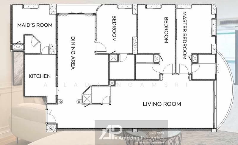 Las Colinas, Bangkok, Sukhumvit 21 Road, Khlongtoei Nua, Watthana, Bangkok, 3 Bedrooms, 240 sqm, Condo For Sale, by Ailada Ngamsri, 500348577 - DDproperty.com