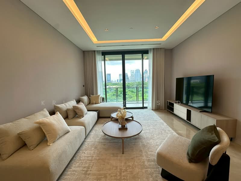 The Residences at Sindhorn Kempinski, Bangkok, 88 Soi Tonson Sarasin Road, Lumphini, Pathum Wan, Bangkok, 2 Bedrooms, 143 sqm, Apartment For Rent, by Krittin Tansida, 500350352 - DDproperty.com