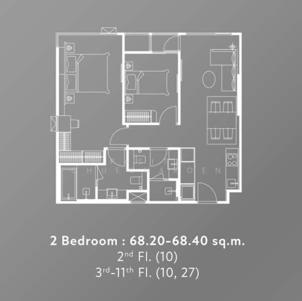 Origin Thonglor World, Bangkok, Soi Charoen Suk, Khlong Tan Nua, Watthana, Bangkok, 2 Bedrooms, 68 sqm, Condo For Sale, by Pasith Chuecharoen, 500350380 - DDproperty.com